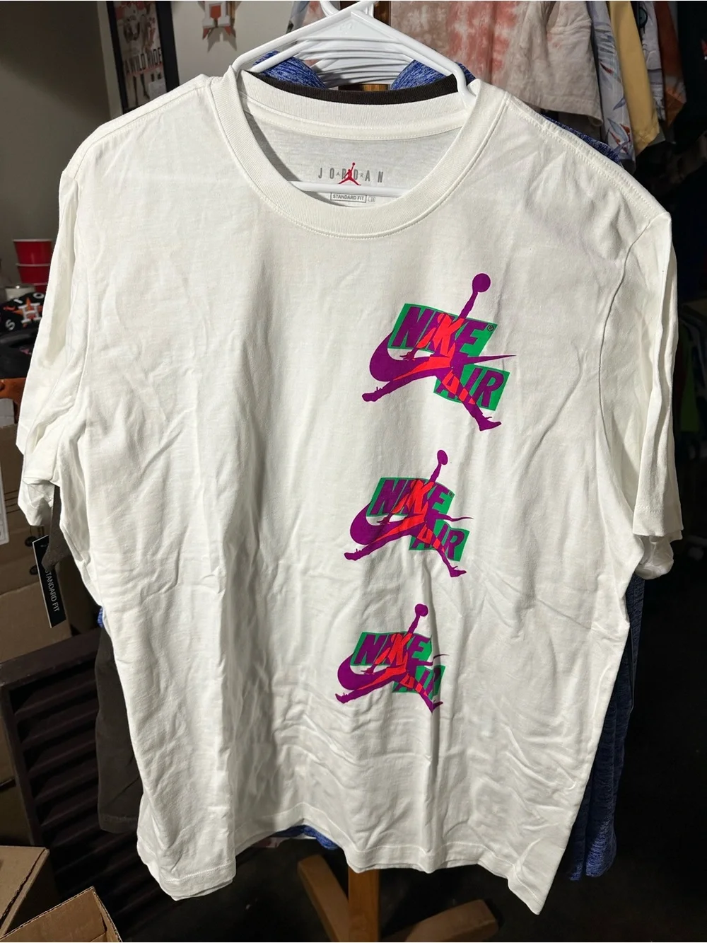 Jordan Nike Air Triple Jumpman Graphic T-Shirt